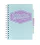 Wirebound notebook, A5, lined, 100 sheets, PUKKA PAD 